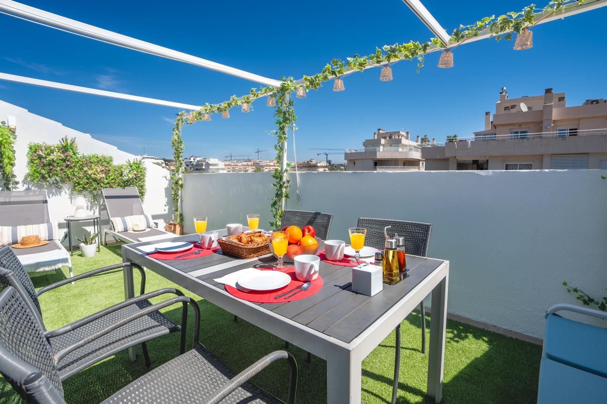 Penthouse With Sea Views Los Alamos 托雷莫利诺斯 外观 照片